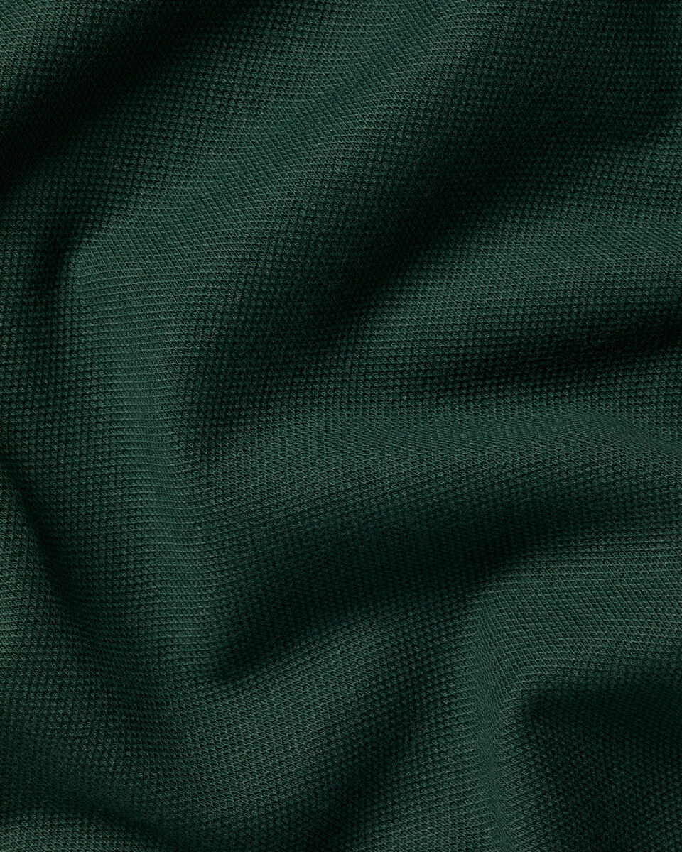 Smart Pique Polo - Dark Green
