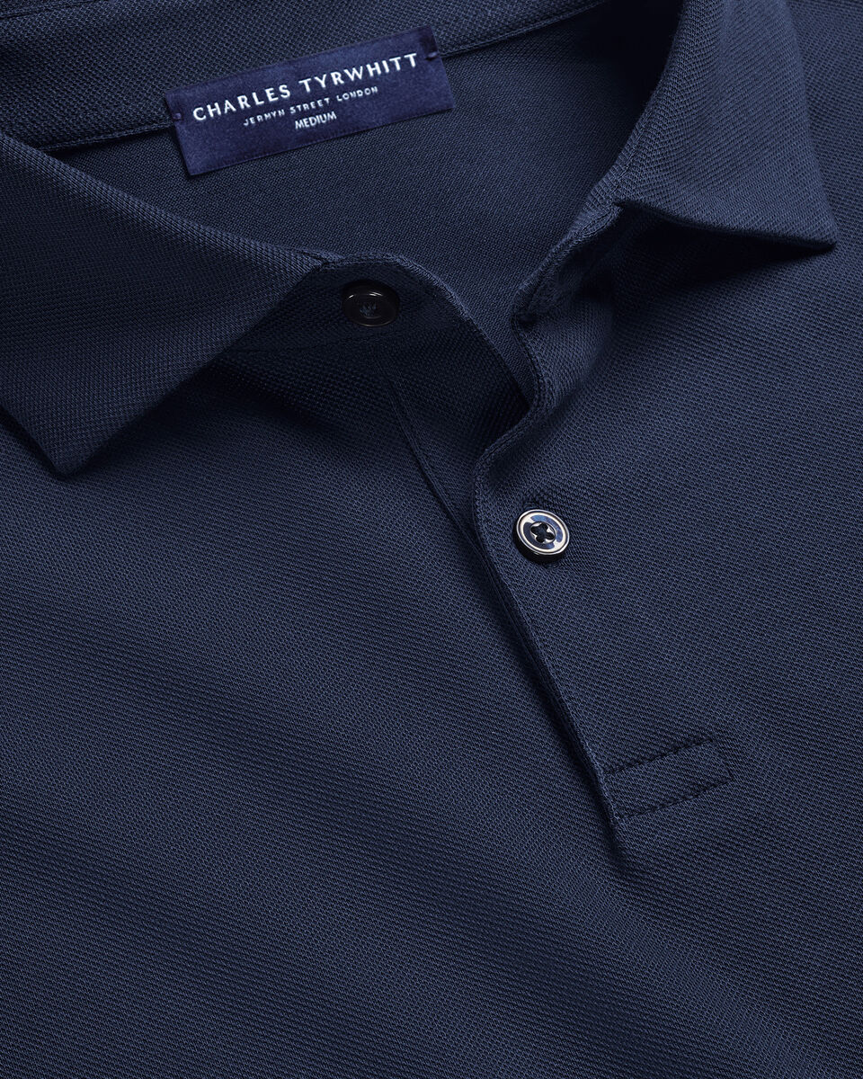 Smart Pique Polo - Navy Secondary image