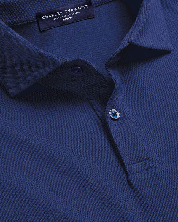 Smart Pique Polo - Royal Blue