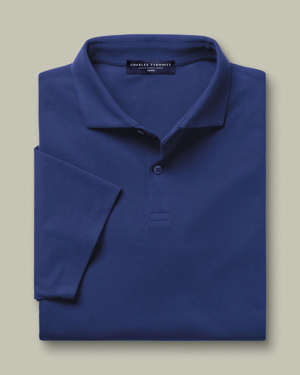 Smart Pique Polo - Royal Blue