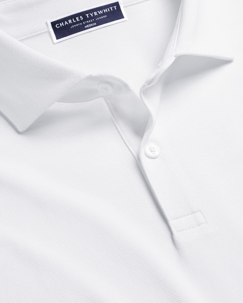 Smart Pique Polo - White Secondary image
