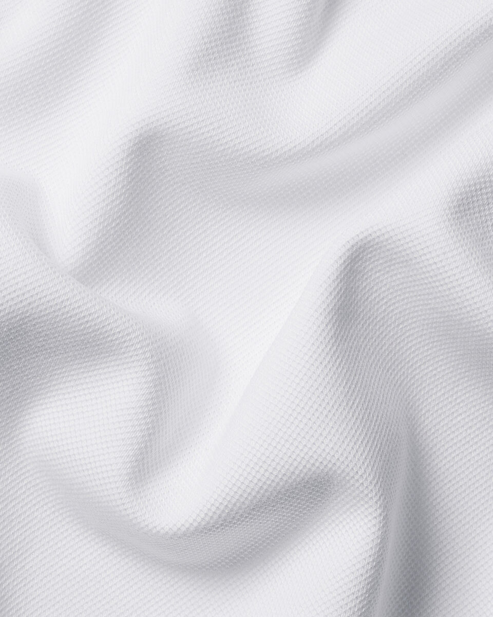 Smart Pique Polo - White