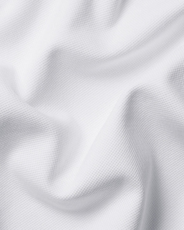 Smart Pique Polo - White