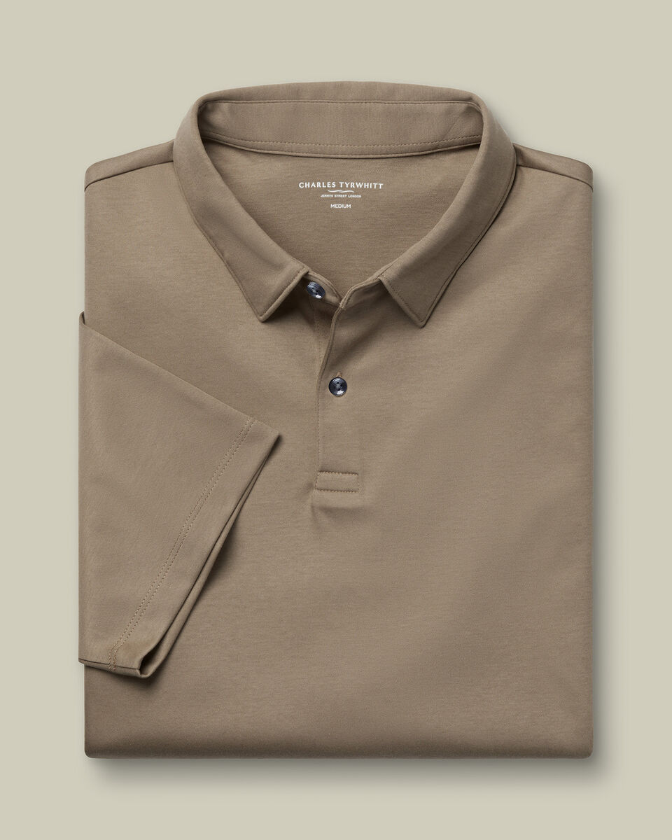 Jersey Polo - Mocha