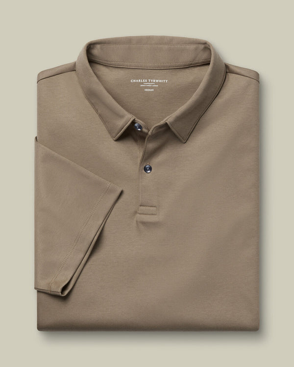 Jersey Polo - Mocha