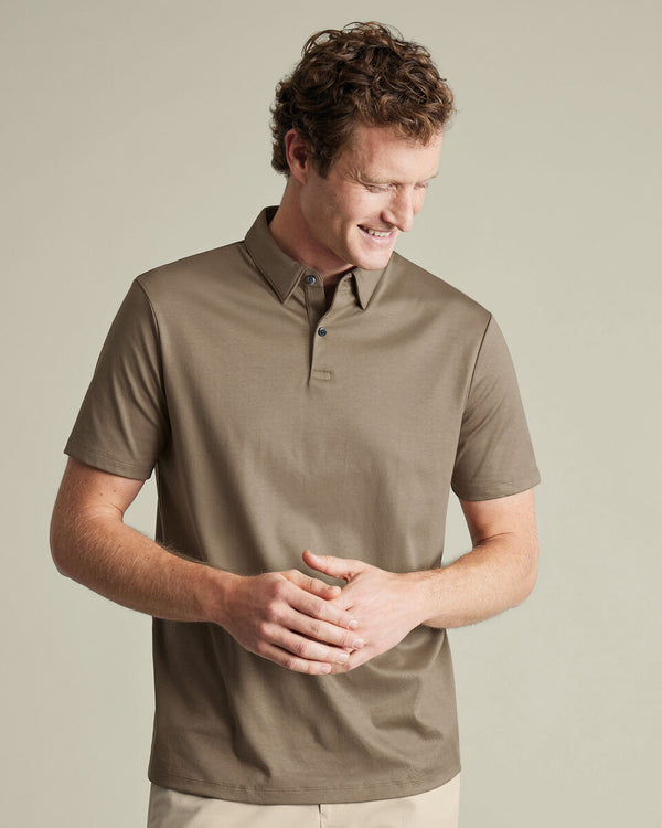 Jersey Polo - Mocha