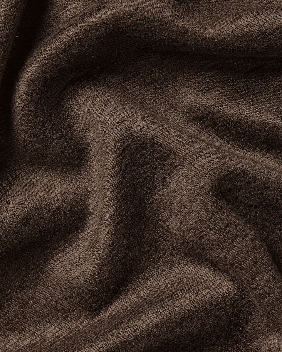 Pure Linen Polo - Chocolate Brown