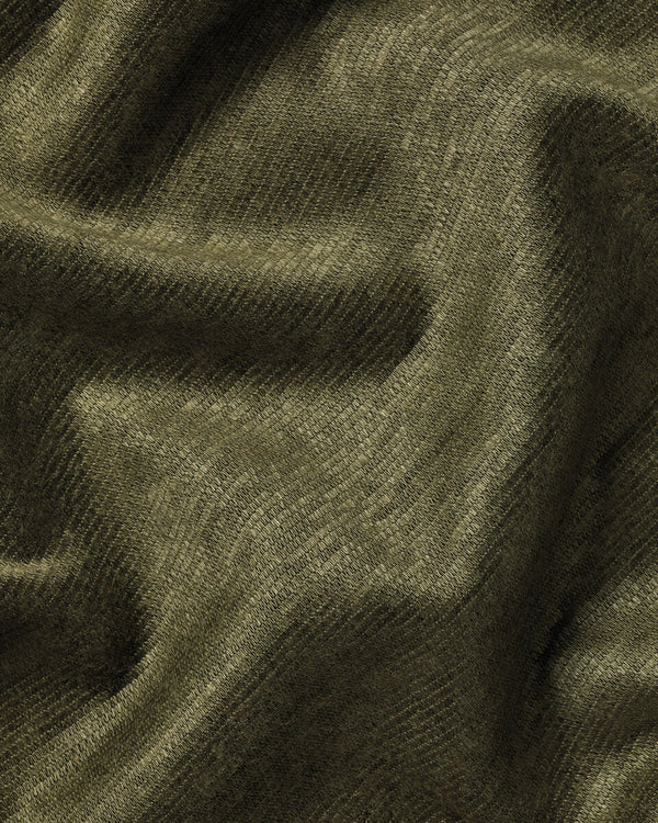 Pure Linen Polo - Olive