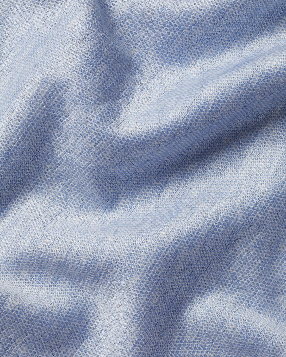 Pure Linen Polo - Sky Blue