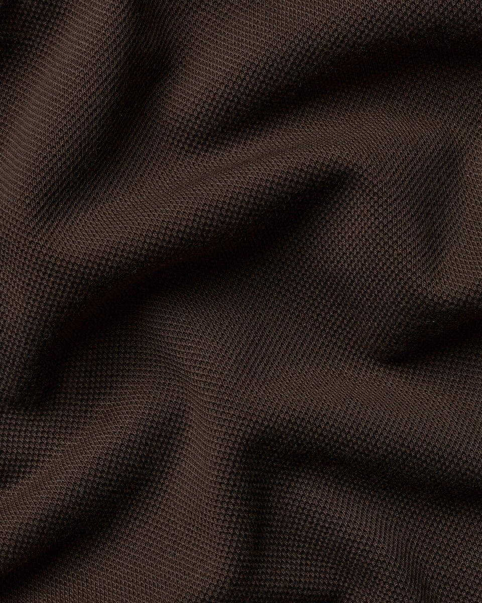 Smart Pique Polo – Chocolate Brown