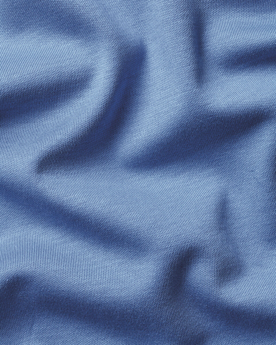 Smart Cotton Polo – Cornflower Blue