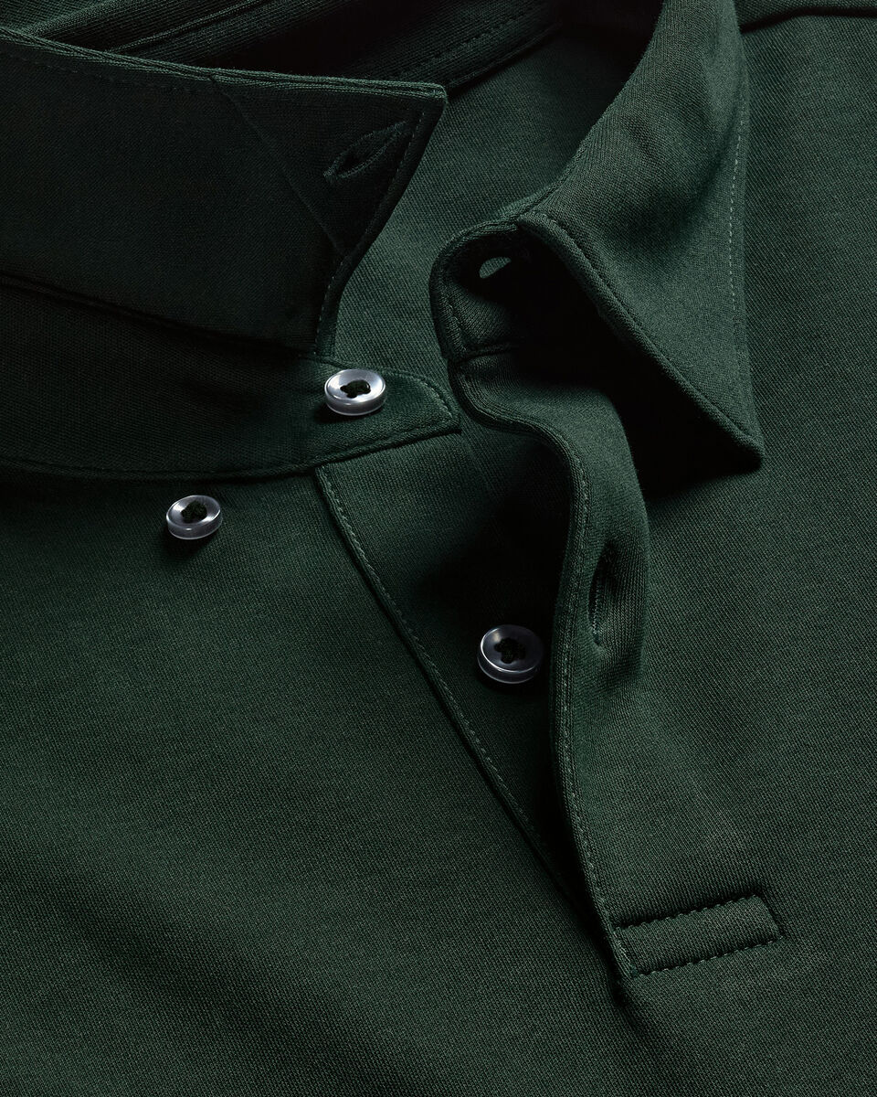 Smart Cotton Polo – Forest Green