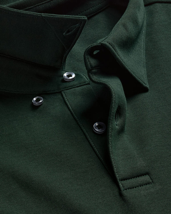 Smart Cotton Polo – Forest Green