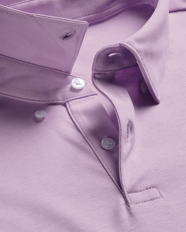 Smart Cotton Polo – Lilac