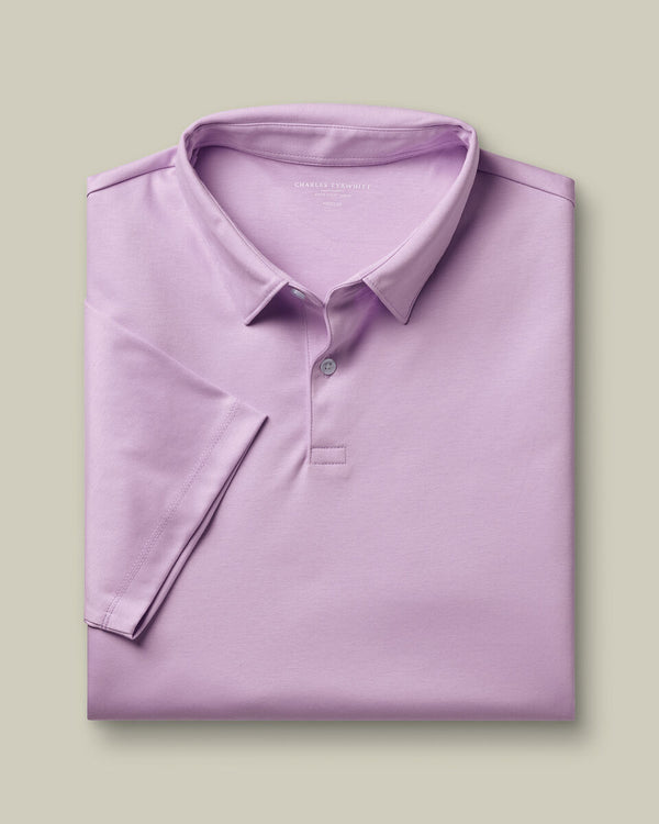 Smart Cotton Polo – Lilac