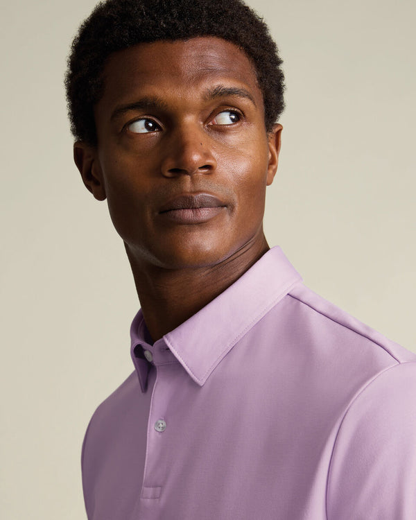 Smart Cotton Polo – Lilac