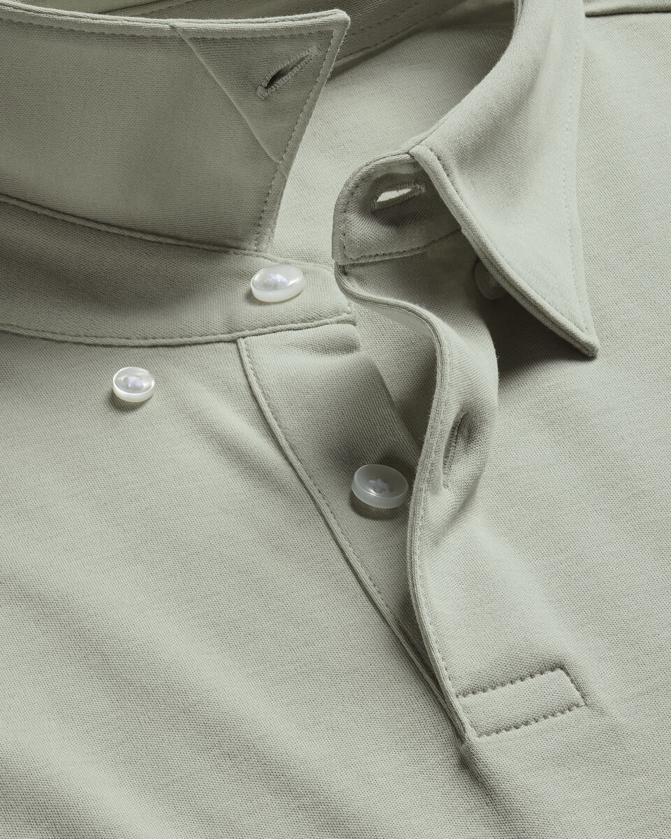 Smart Cotton Polo – Pale Teal Green
