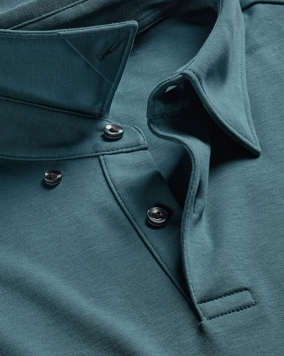 Smart Cotton Polo – Teal Green
