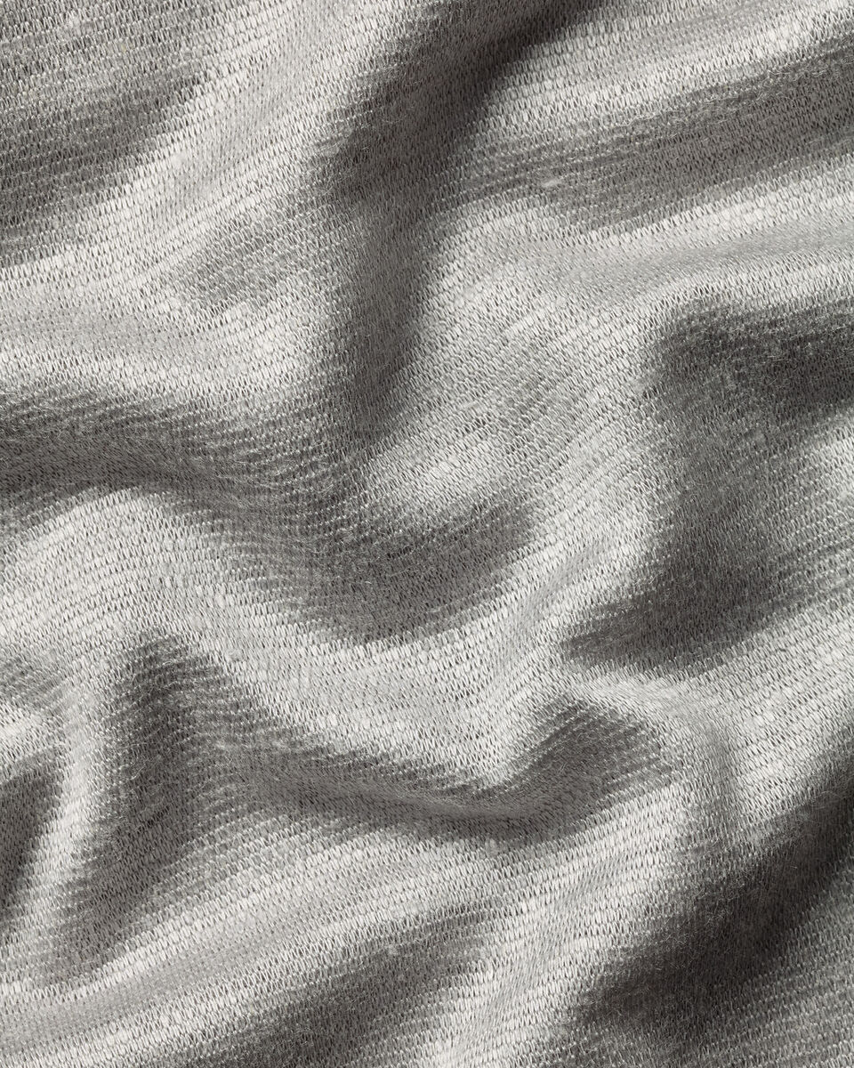 Pure Linen Polo – Silver Gray