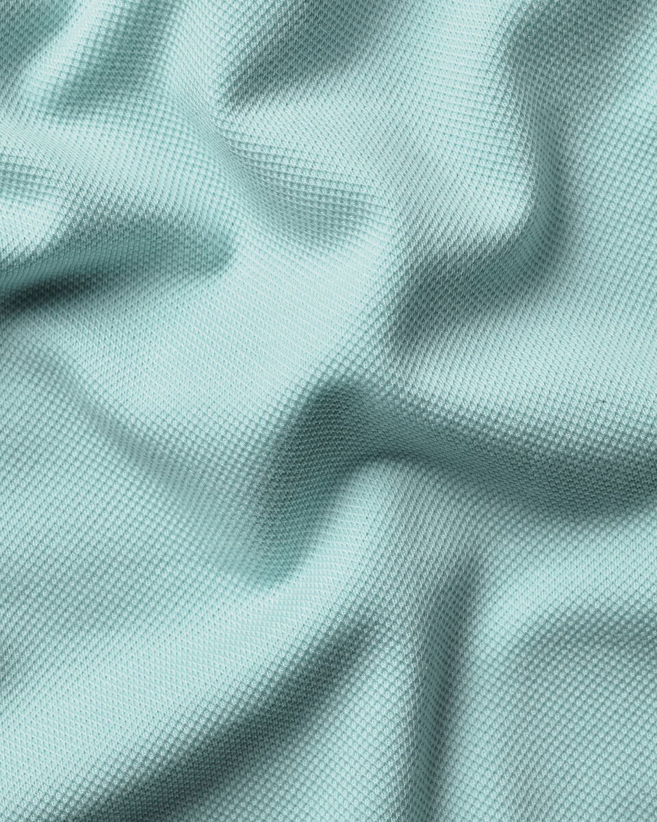 Pique Polo – Aqua