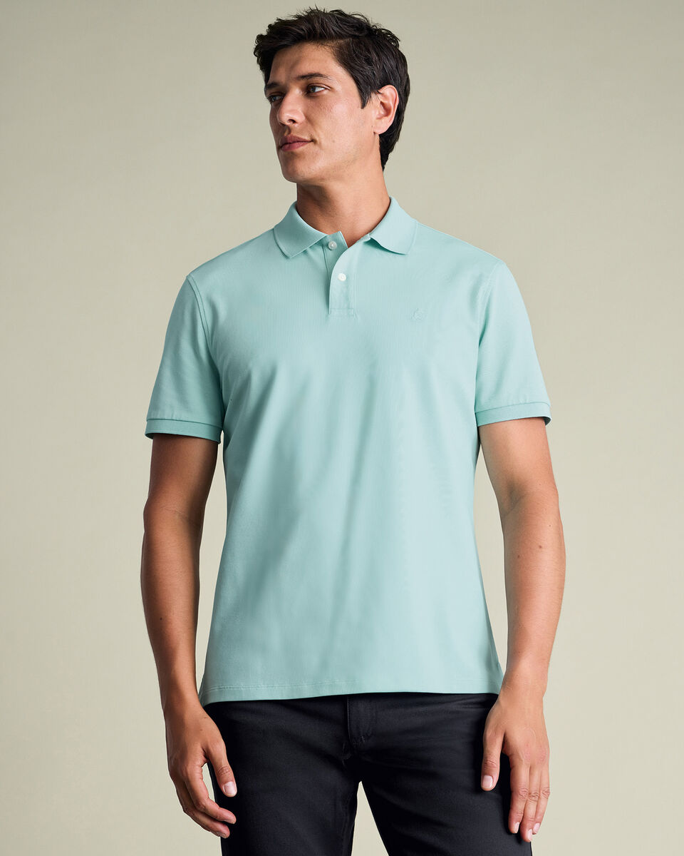 Pique Polo – Aqua Main image