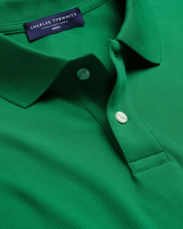 Pique Polo – Green