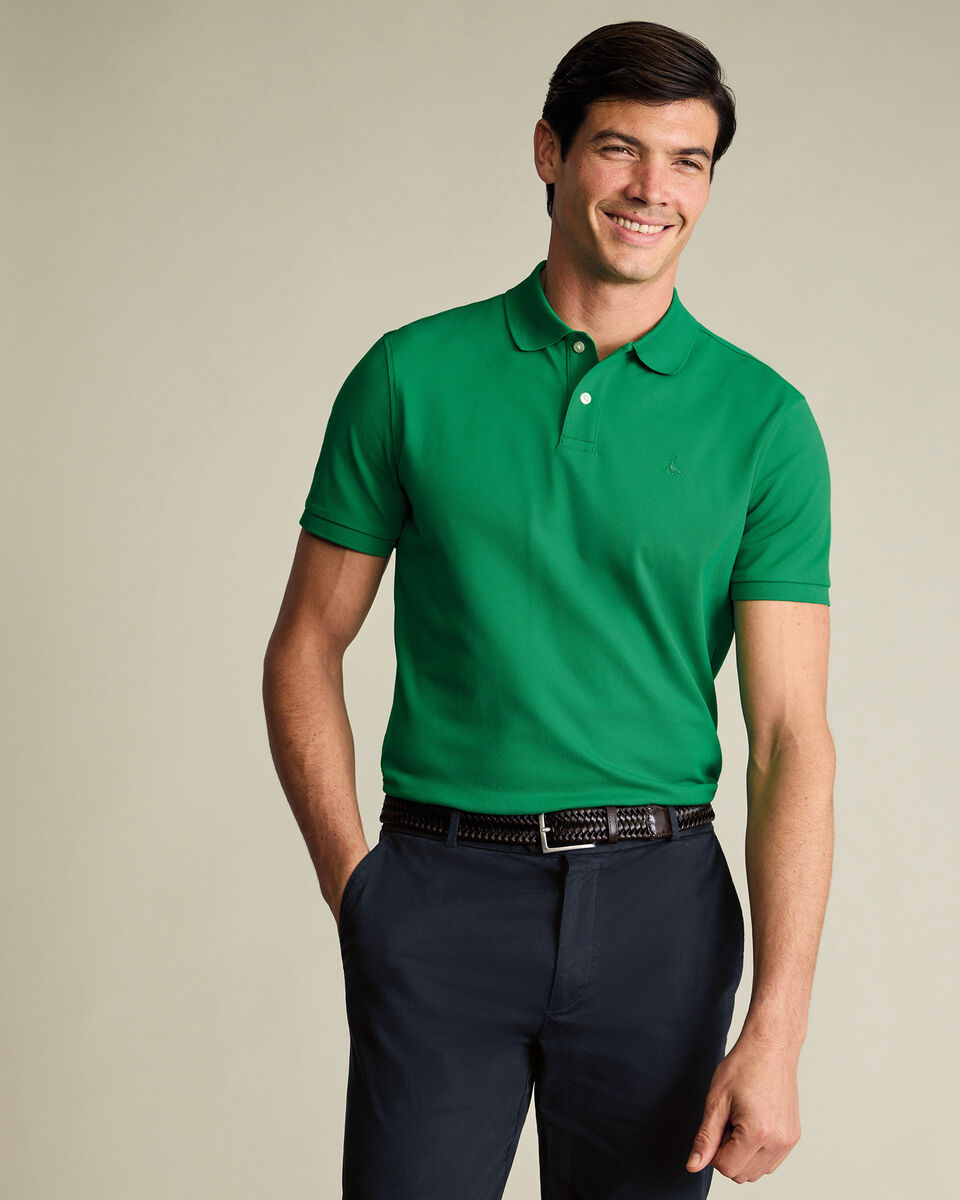 Pique Polo – Green Main image