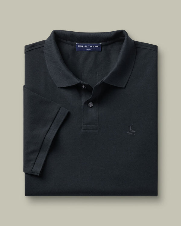 Smart Pique Polo - Black