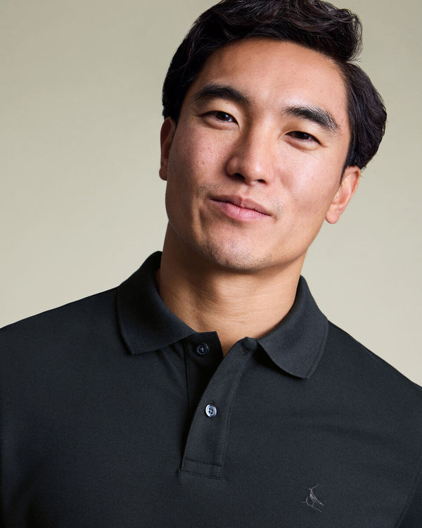 Smart Pique Polo - Black