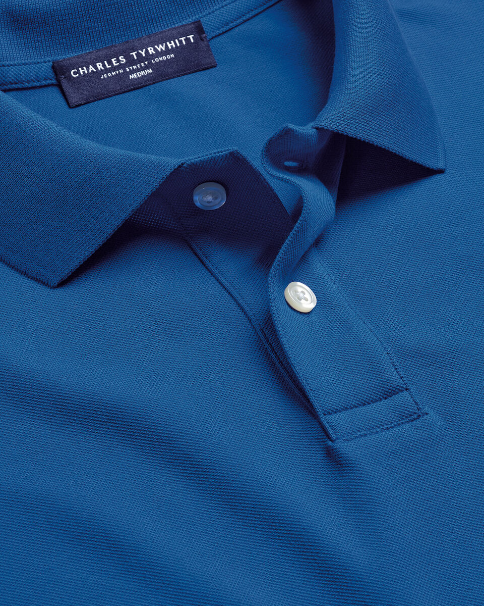 Pique Polo – Cobalt Blue Secondary image