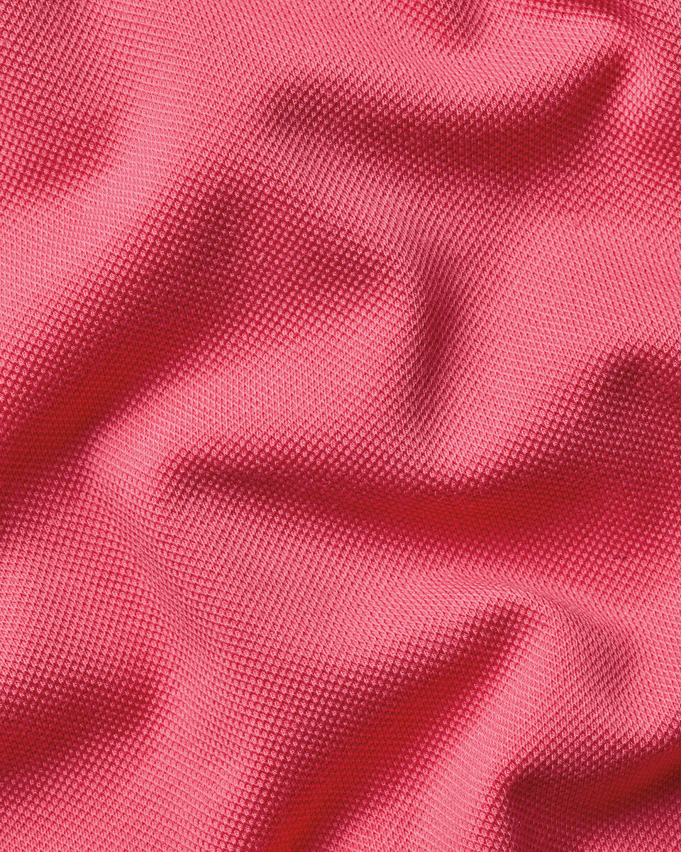 Pique Polo – Coral Pink
