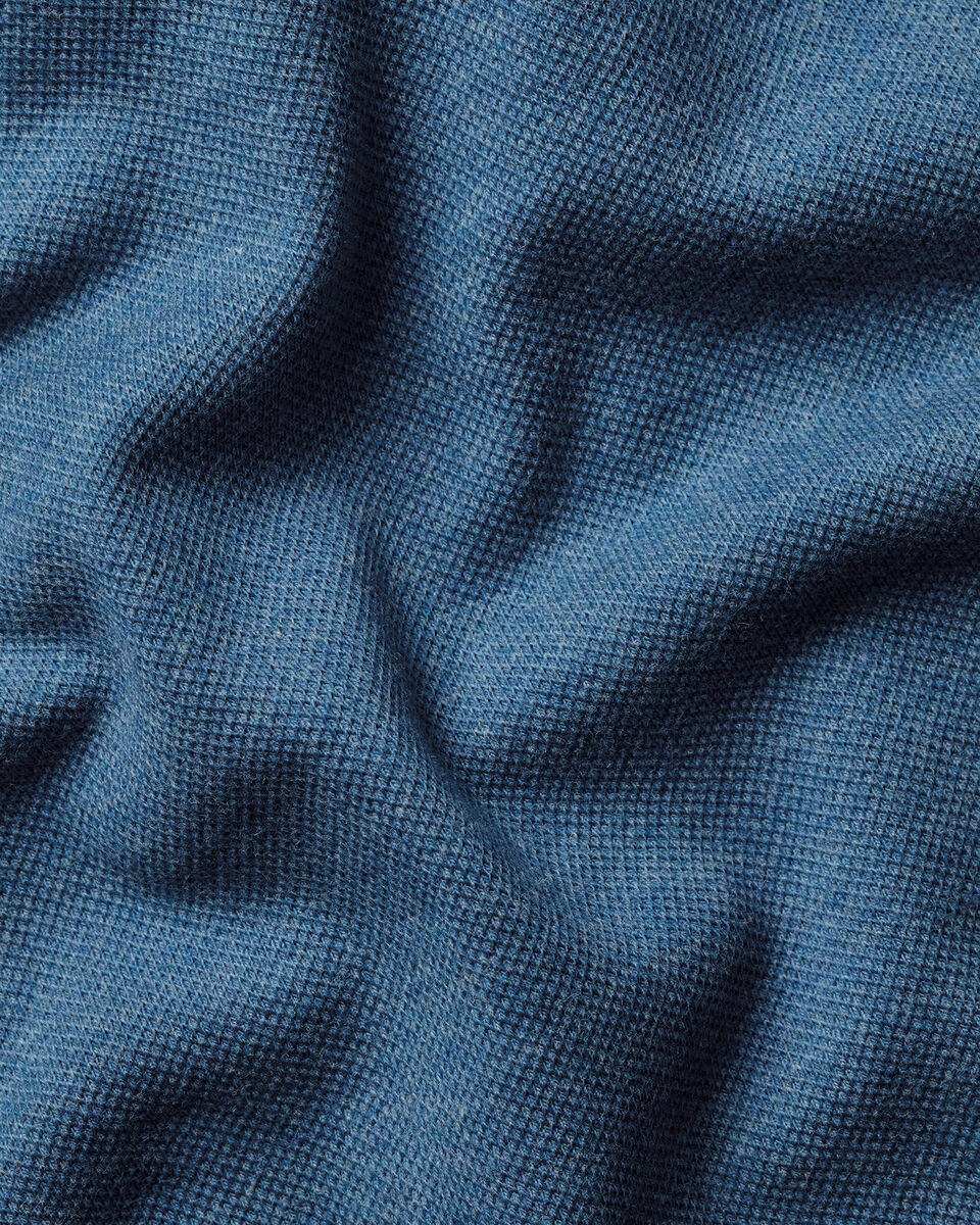 Pique Polo - Indigo Blue
