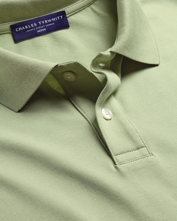 Pique Polo – Light Green