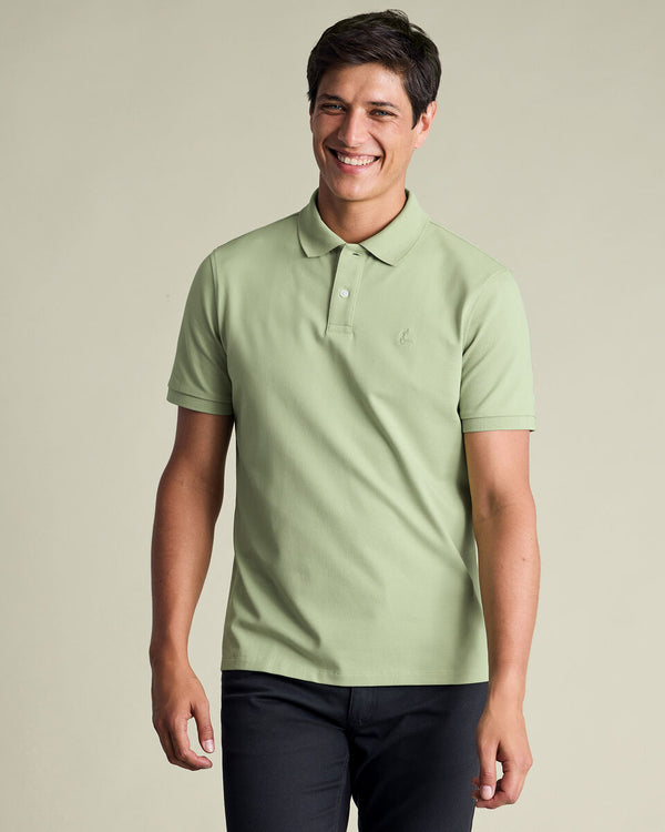 Pique Polo – Light Green