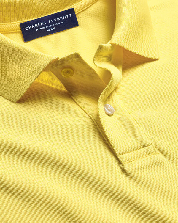 Pique Polo – Lemon