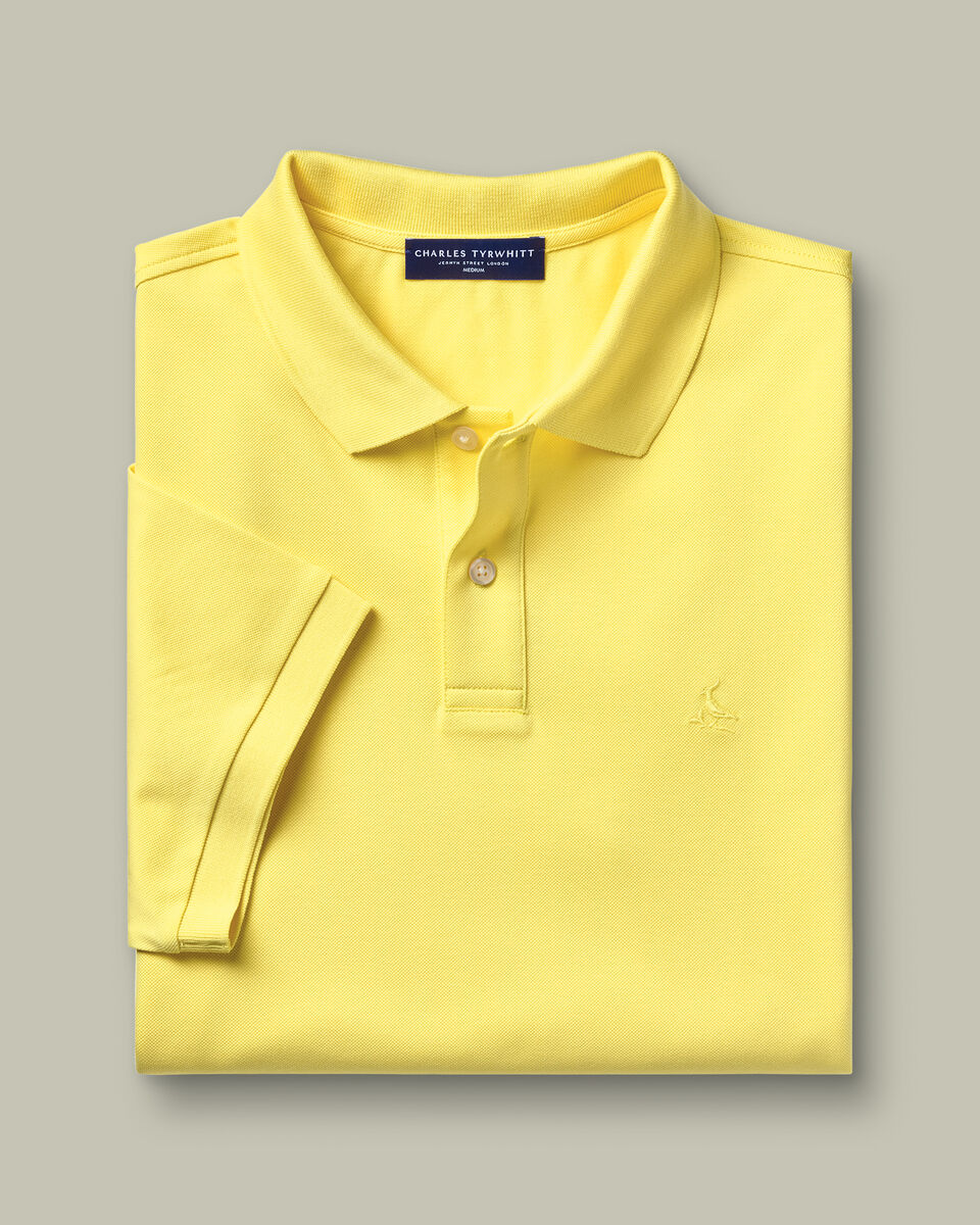 Pique Polo – Lemon