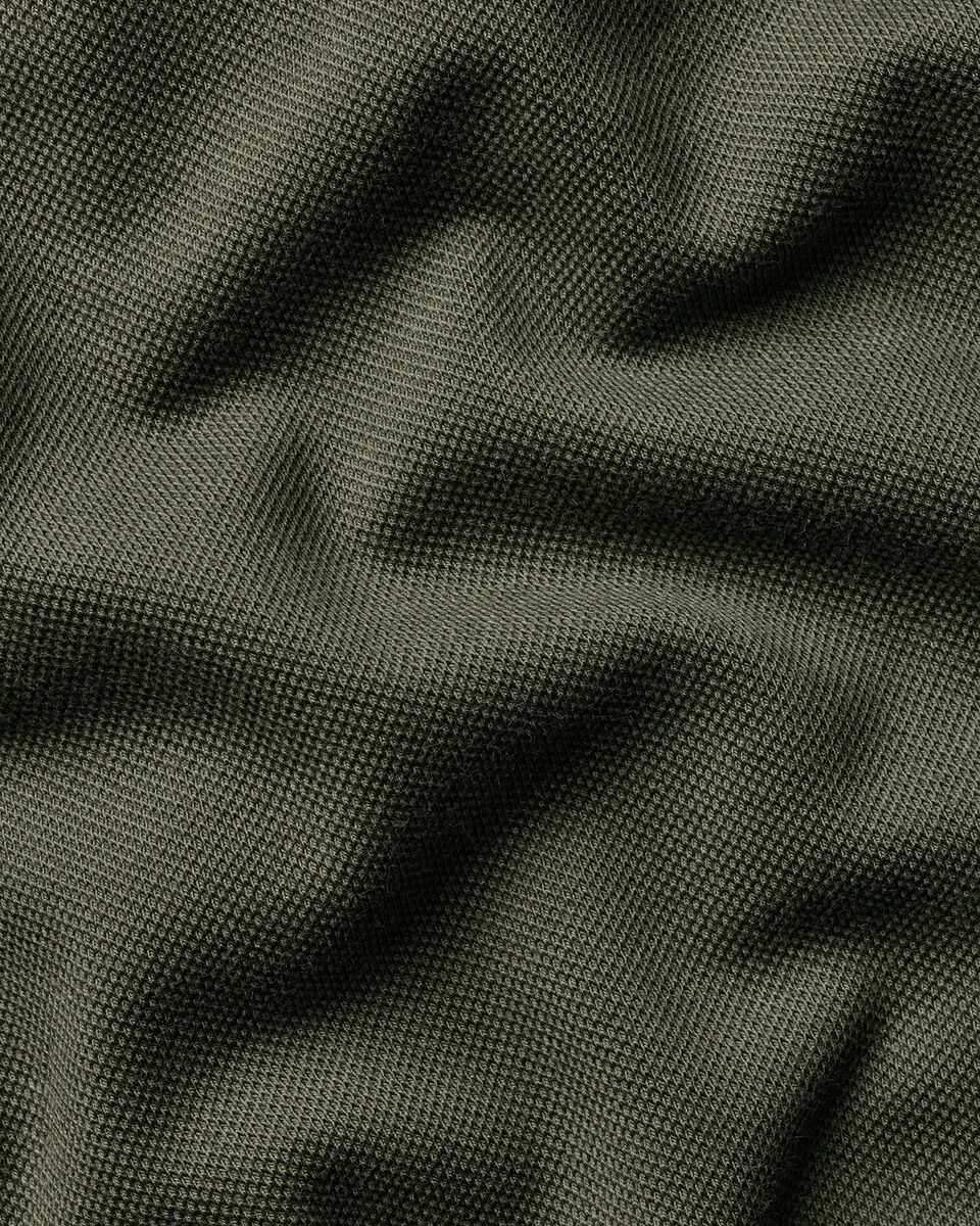 Pique Polo - Olive Green