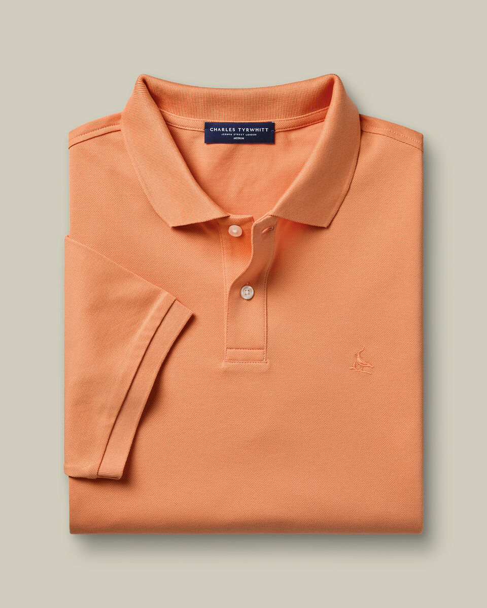 Pique Polo - Orange