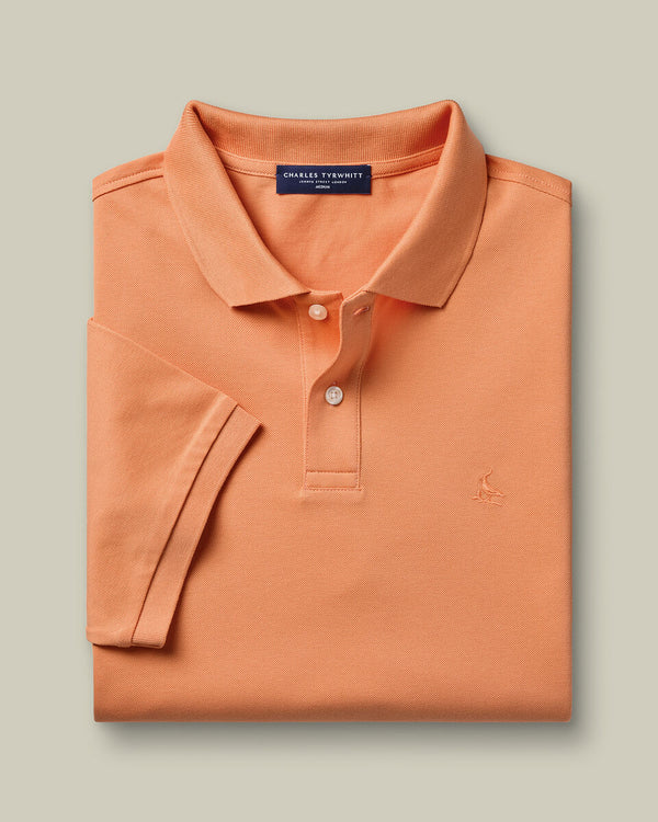 Pique Polo - Orange