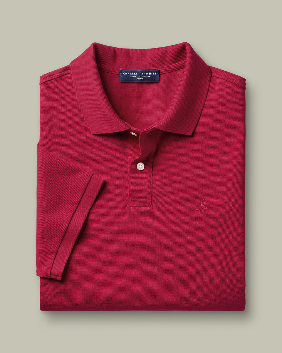Pique Polo - Red