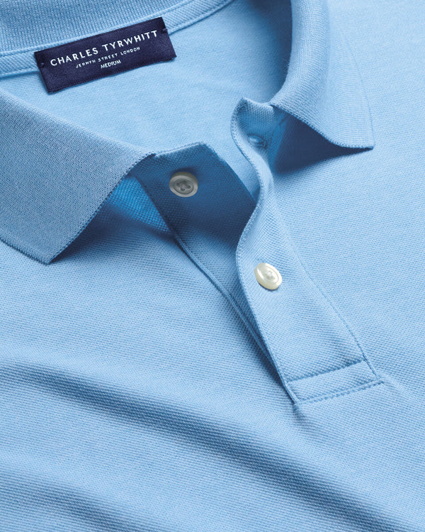 Pique Polo - Light Blue
