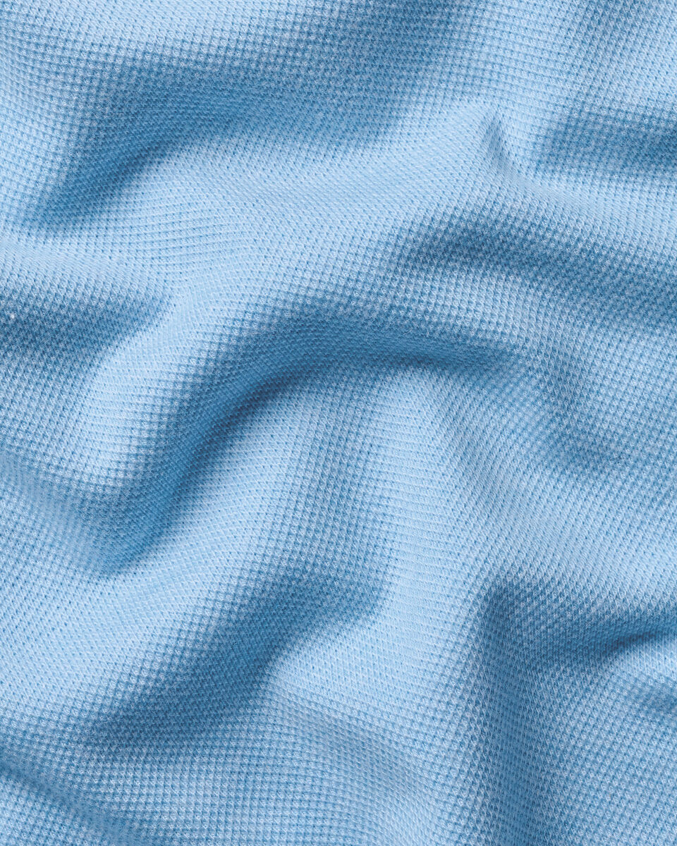 Pique Polo - Light Blue