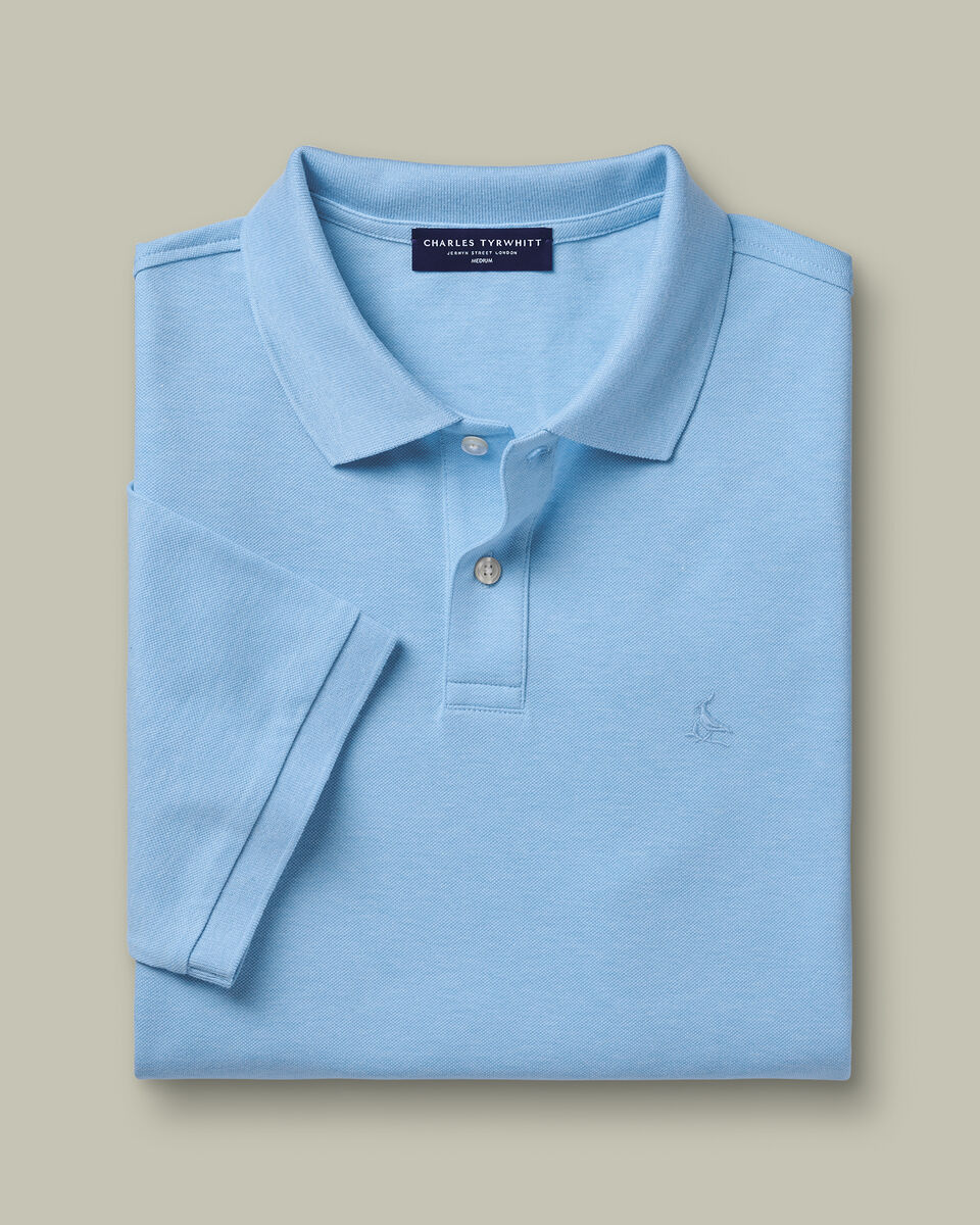 Pique Polo - Light Blue