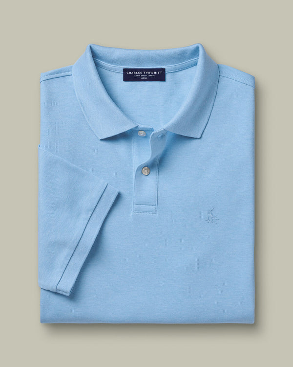 Pique Polo - Light Blue