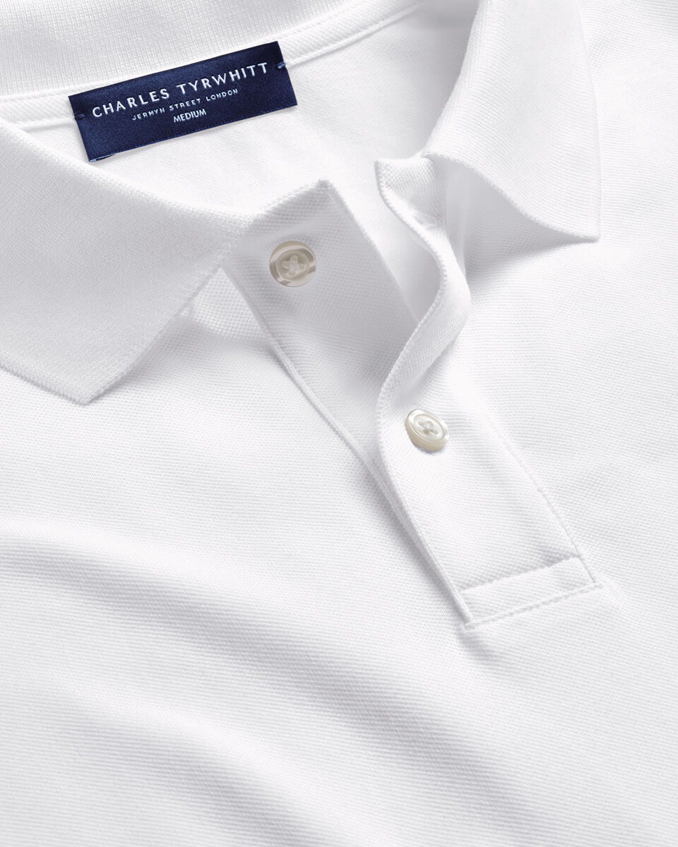 Pique Polo – White Secondary image