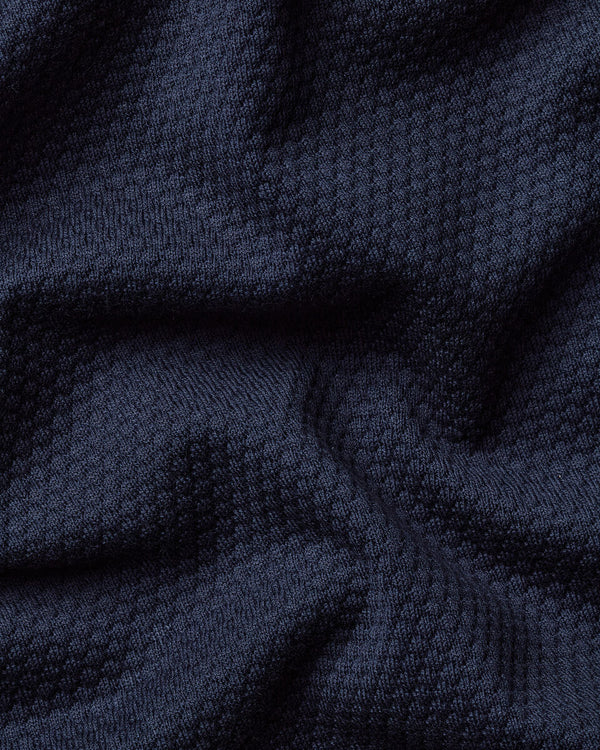 Performance Texture Polo – Navy