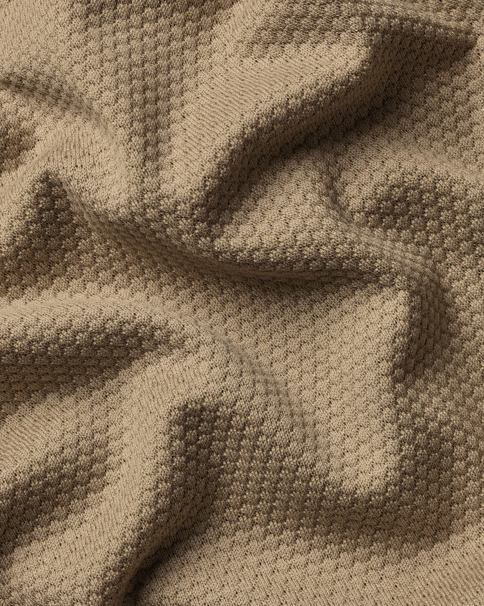 Performance Texture Polo – Tan