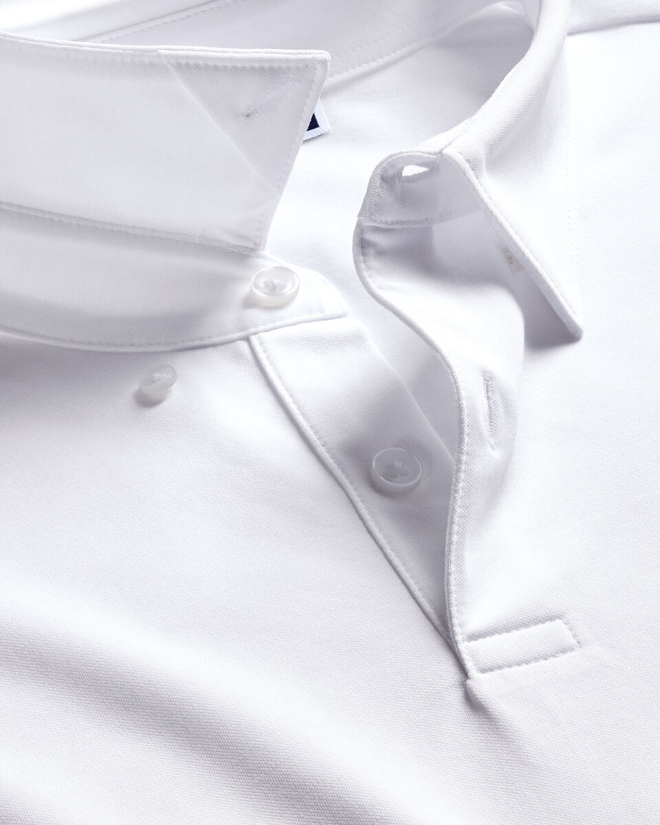 Performance Jersey Polo – White