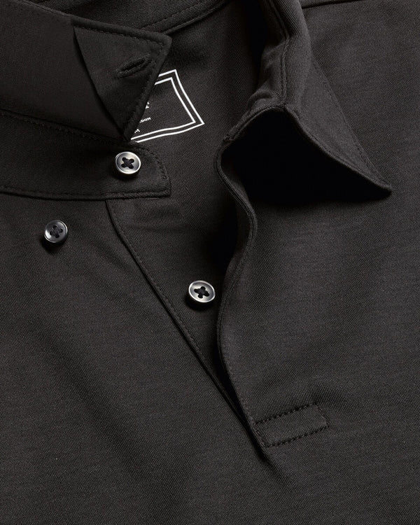 Smart Cotton Polo – Black