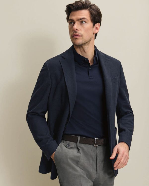 Smart Cotton Polo – Navy